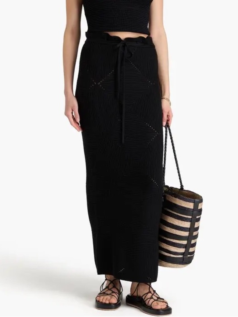 Toteme Crochet Maxi Skirt